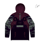 The Shadows anime windbreaker hooded waterproof unisex jacket front view