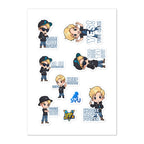 VIBE pop culture and cartoon sticker pack for laptop, phone case, and notebook