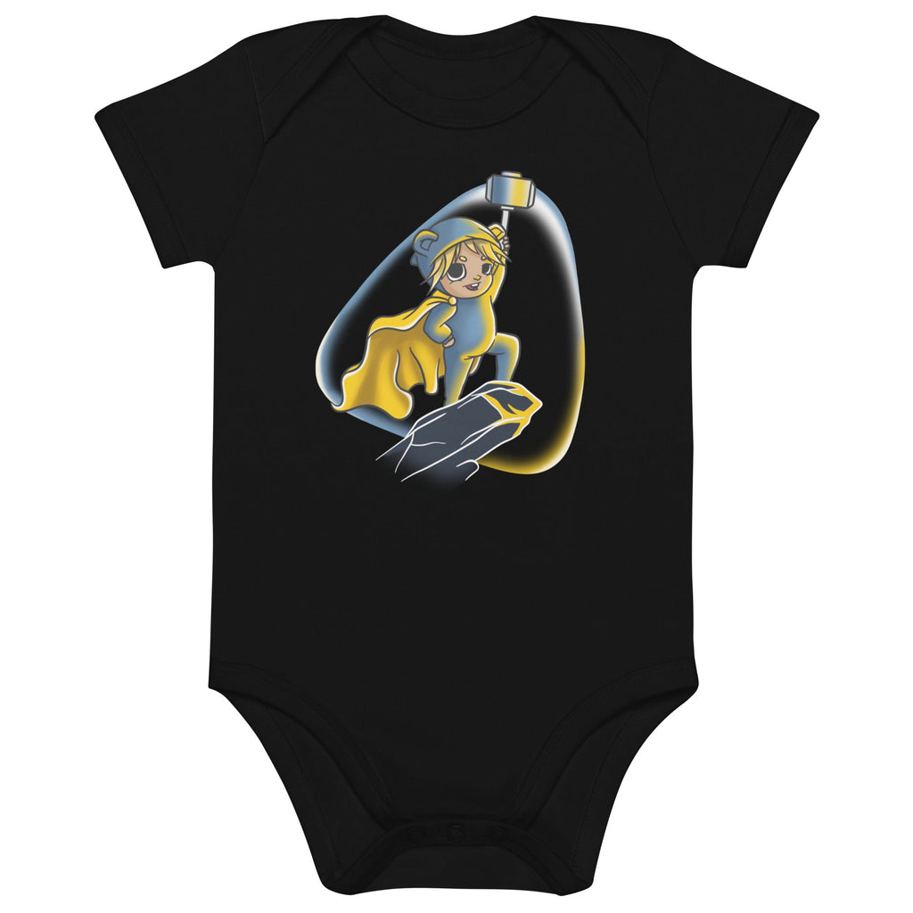 organic baby bodysuit black unisex cozy baby one piece