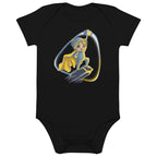 organic baby bodysuit black unisex cozy baby one piece