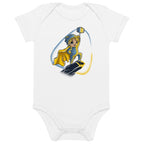 white baby bodysuit organic cotton newborn outfit