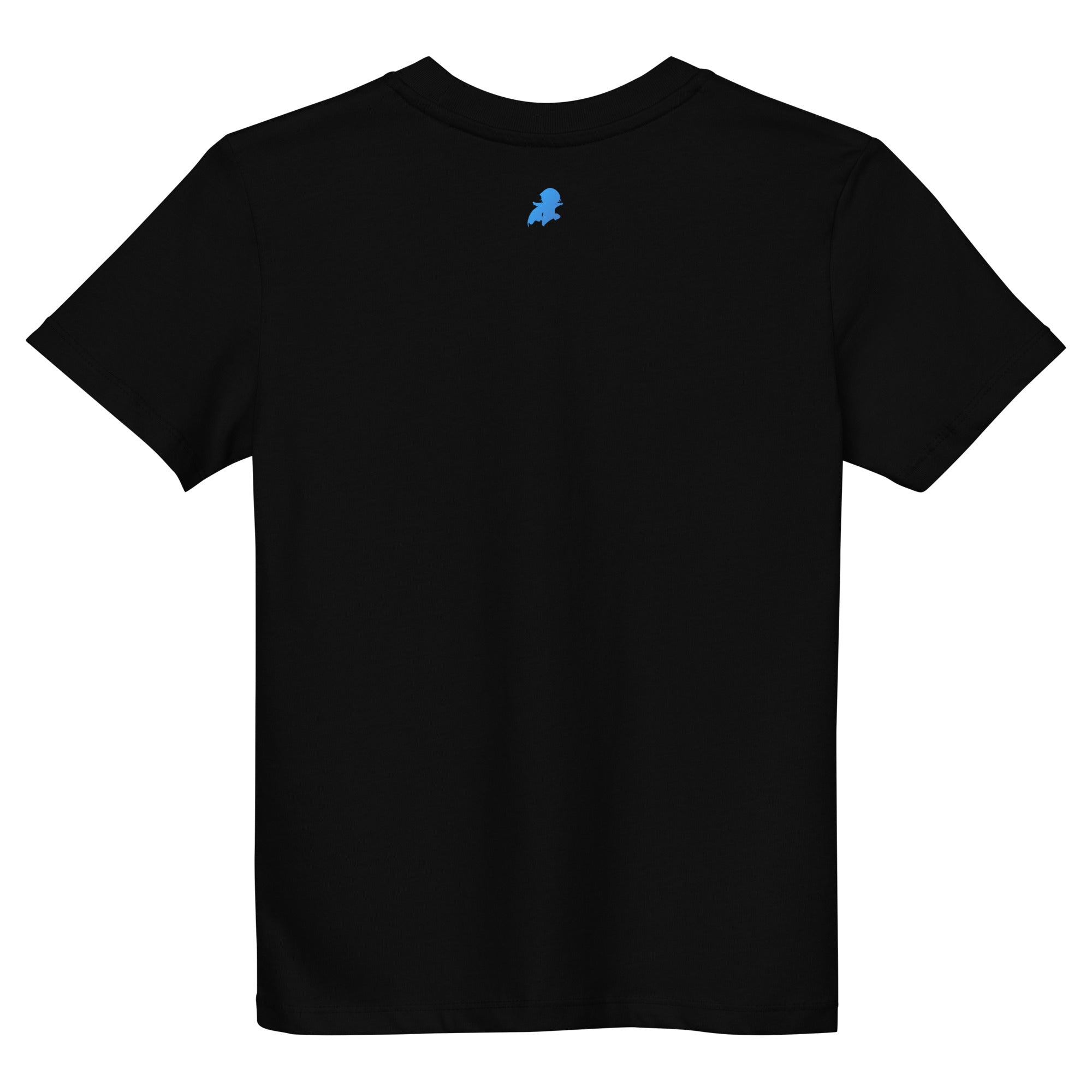 Kids black organic cotton t shirt