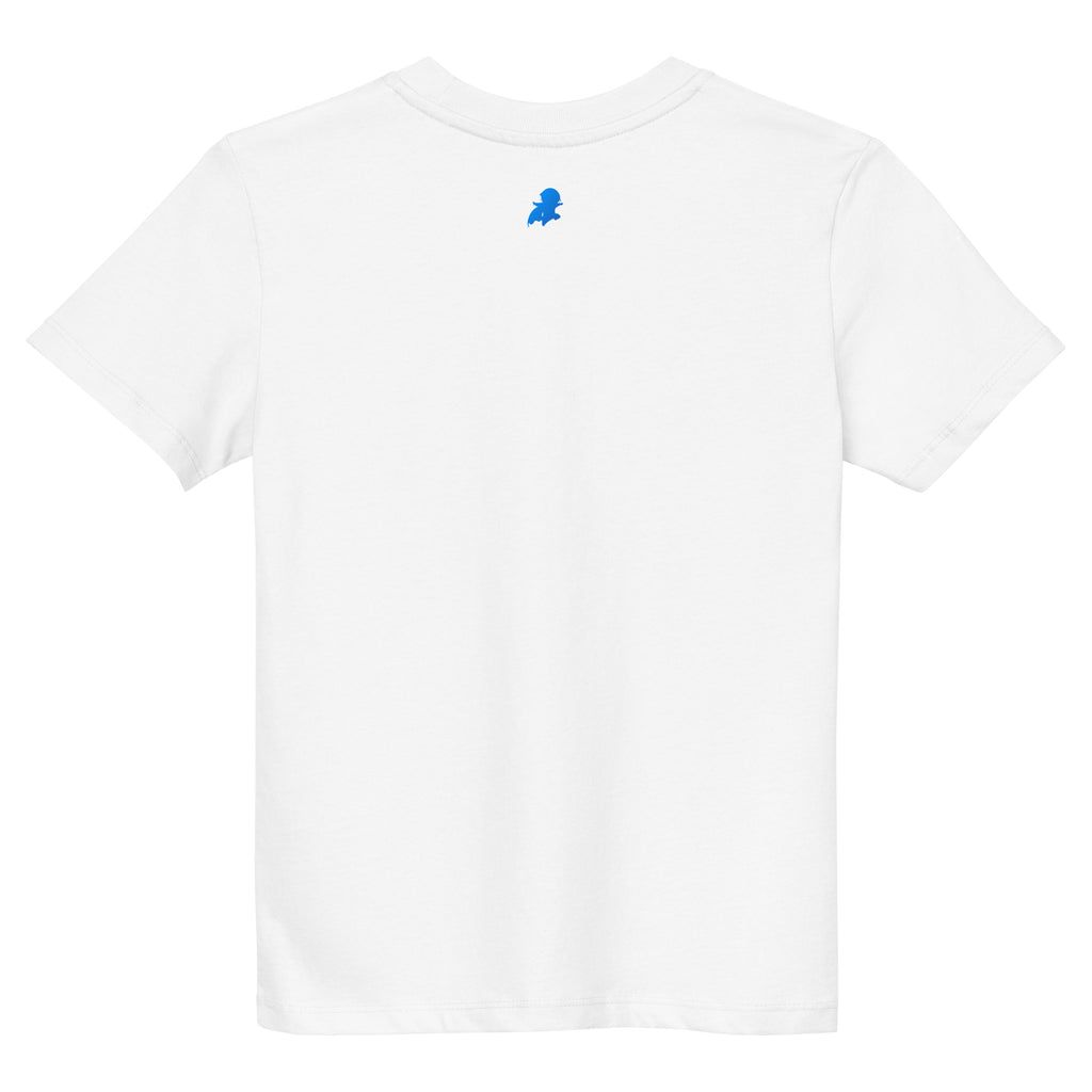 Kids white organic cotton t shirt
