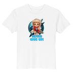 SuperVictor kids t shirt white superhero design