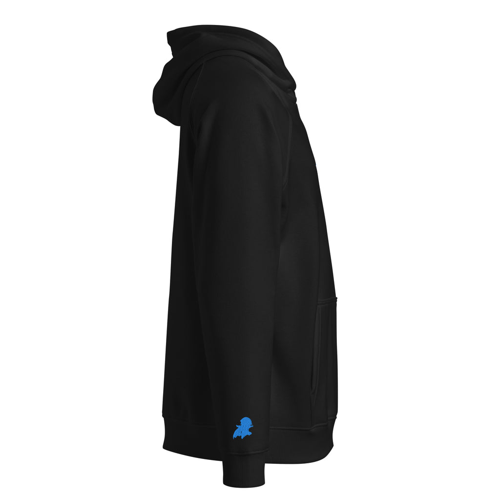 VicBits pixel hoodie with SuperVictor Universe Logo