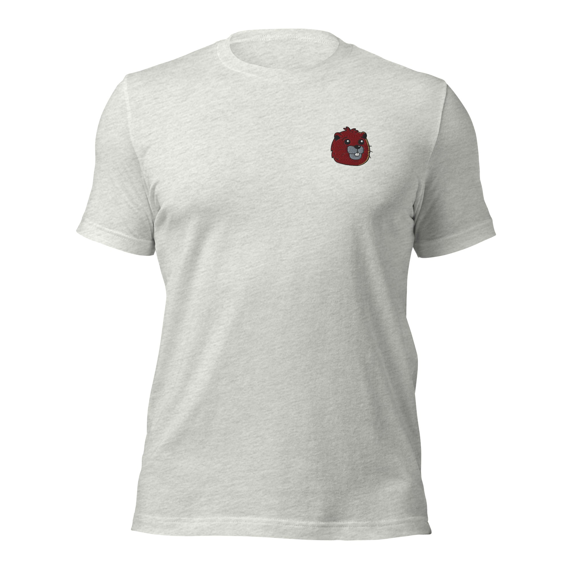BOBER x SuperVictor white unisex t-shirt front view streetwear collaboration tee