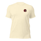 BOBER x SuperVictor beige unisex t-shirt front view urban streetwear collab